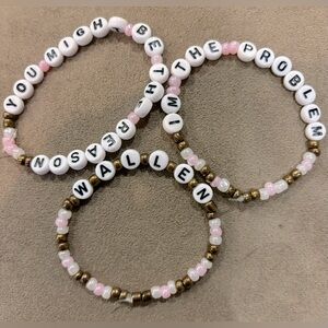 Morgan Wallen concert bracelets EUC